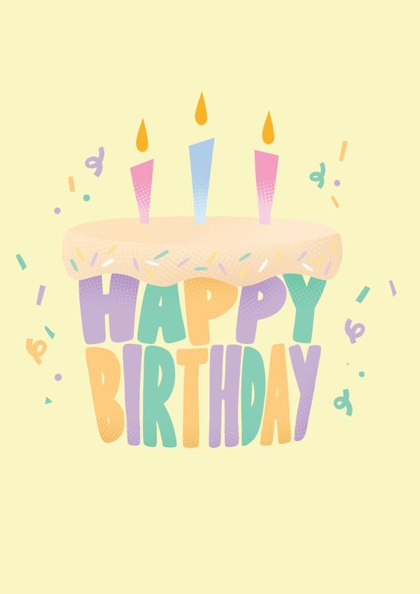 Cupcake Cake Birthday Card 15711 created by InclusiviTwee