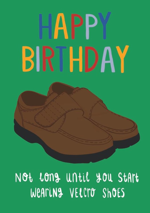Velcro Shoes Birthday Card created by Jessica Harvey