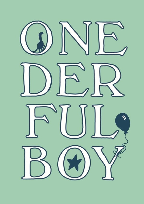 1 typography Birthday Card 19585 created by Bertie Bryans 