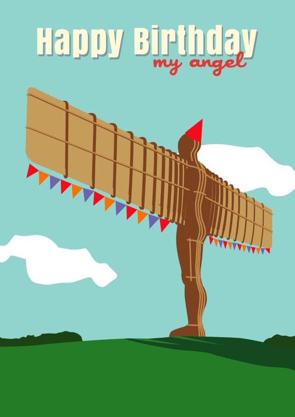 Happy Birthday My Angel of the North created by Cox a Doodle Doo