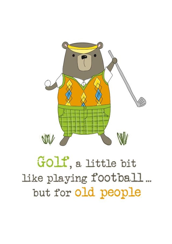 Golf Birthday Card created by Dandelion Stationery