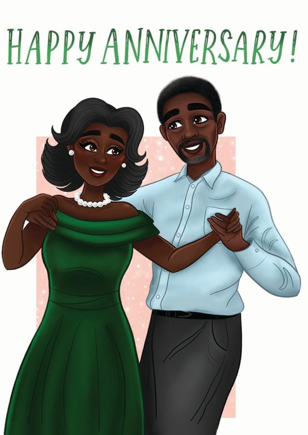 Love Couple Anniversary Card 15717 created by InclusiviTwee