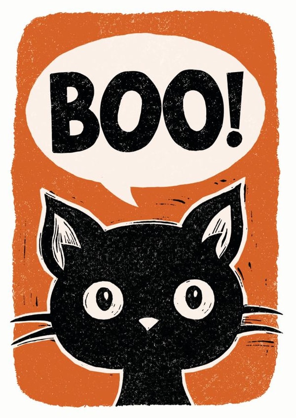 cat halloween Card 11345 created by Alexandra Snowdon