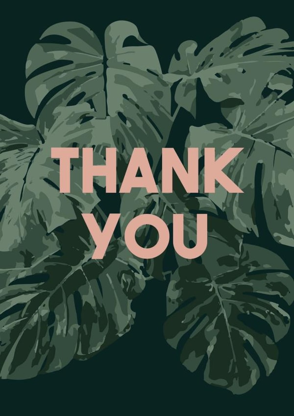 thank you plant Thank You Card 7310 created by Amy Ellen Designs