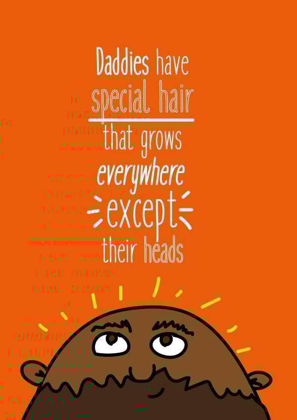 daddy from the kids Father's Day Card 14417 created by Lilypops & Me