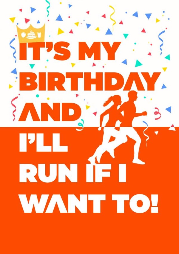 Running buddy card created by Little Cat Creates