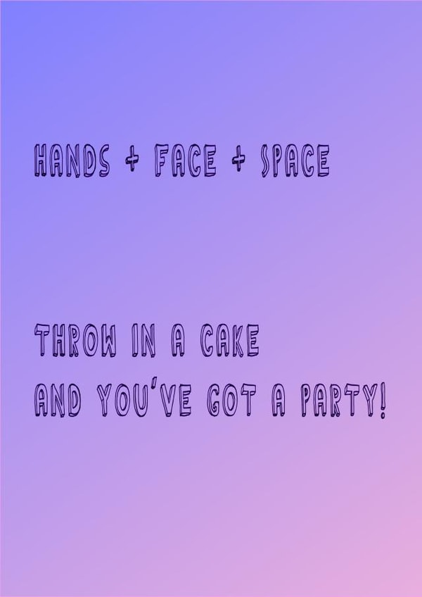 celebration coronavirus Birthday Card 45298 created by Sassy Bird 