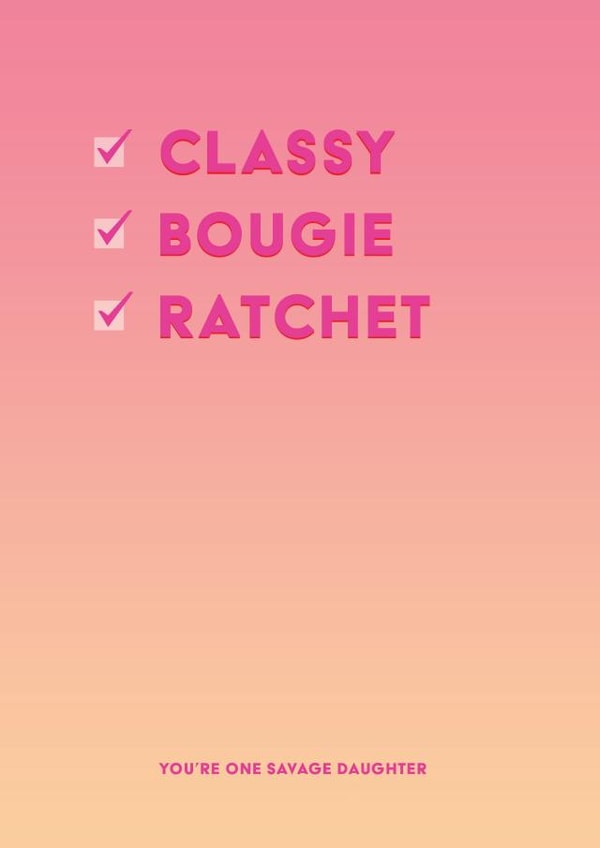 tik tok megan the stallion Birthday Card 42787 created by Cathy Cornish