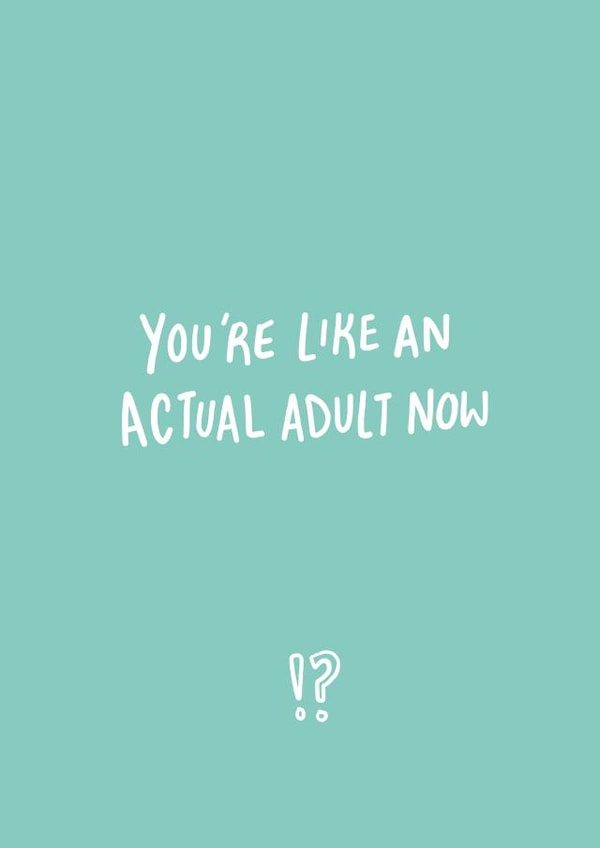 you're like Birthday Card 20413 created by Emily Johnson