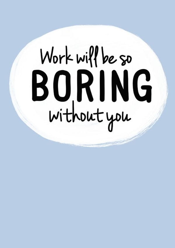 work will Leaving Card 12527 created by Abigail Scarfe