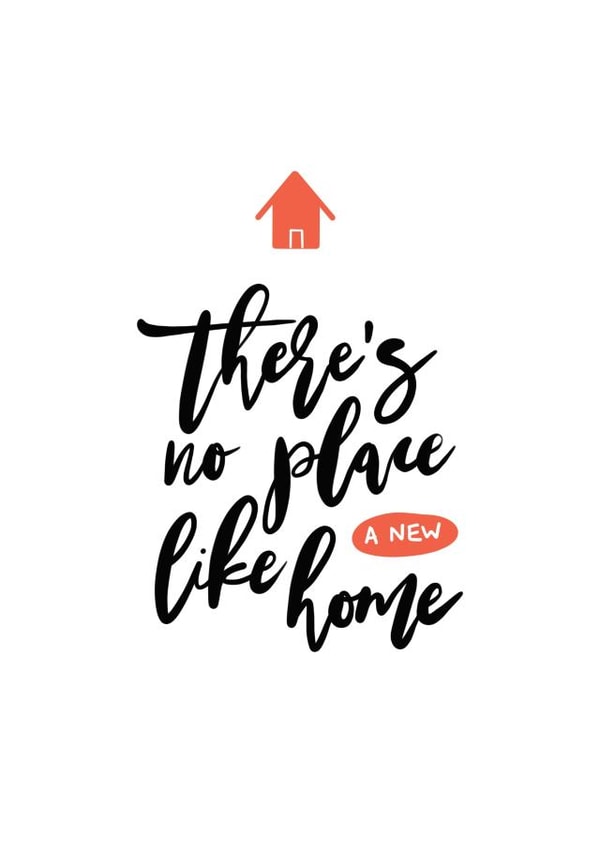 no place like home adult New Home Card 12528 created by Abigail Scarfe