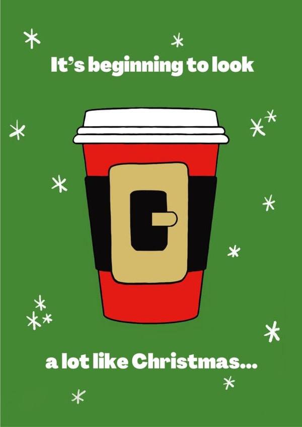 xmas coffee Christmas Card 43075 created by Kim&Tonic