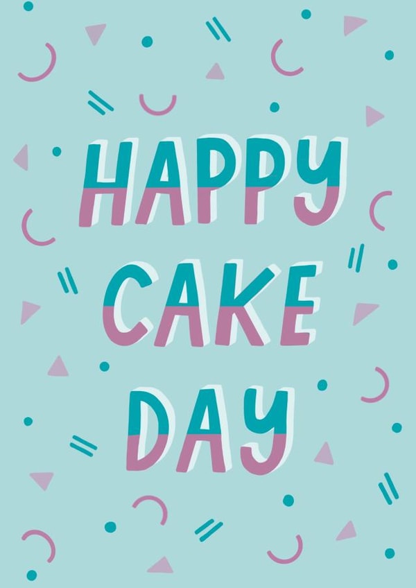 cake day Birthday Card 18762 created by Wandering Studio Co.