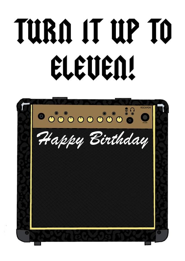 turn it Birthday Card 18778 created by Geoff Leopard