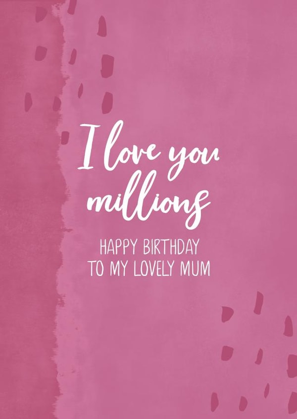 millions love Birthday Card 11793 created by Evie Garnett Designs