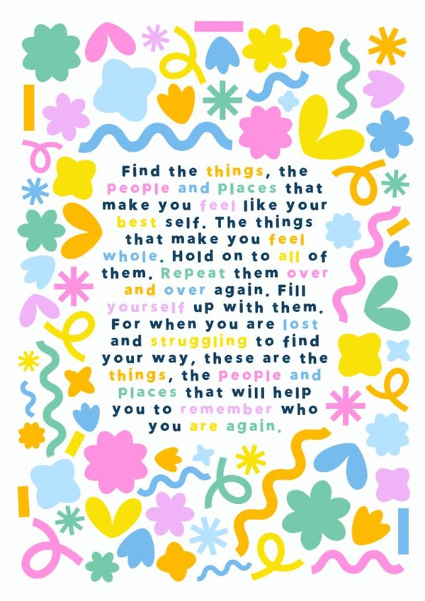 Cute sending a smile card for loved ones and friends created by Jessica Rachel Sharp