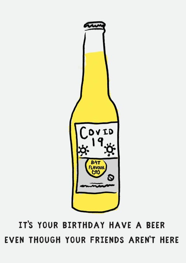 Covid Self isolation Card 45353 created by Die Card