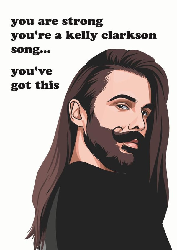 Jonathan Van Ness Van Ness Thinking of you Card 20428 created by Die Card
