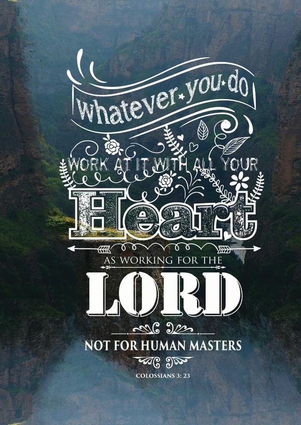 colossians 3 23 co 3 23 Card 45359 created by 7 Bible Verses