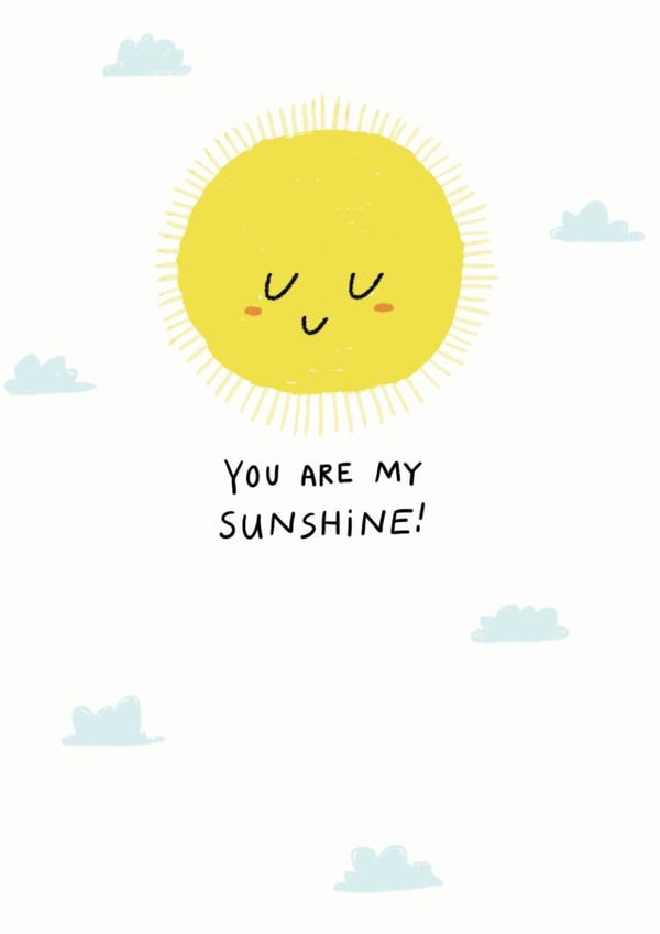 sunshine happy Love & Friendship Card 14966 created by Hew Ma