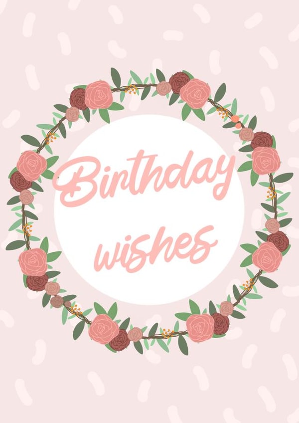 flowers pretty Birthday Card 19812 created by Amber Jane