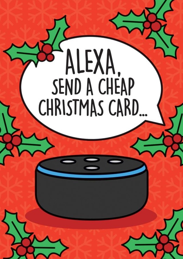 Alexa Christmas Card created by Thirty Mussels