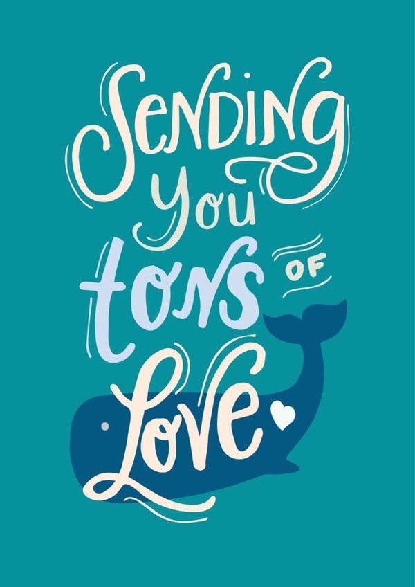 sending tons Thinking of you Card 18862 created by Lea Velasquez