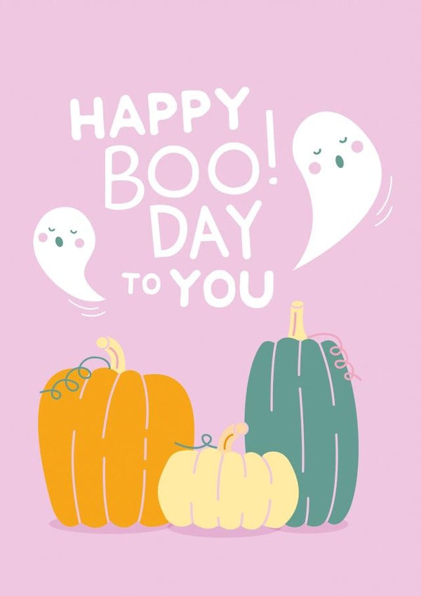 Cute Halloween Birthday Card created by The Happy Colour Shop
