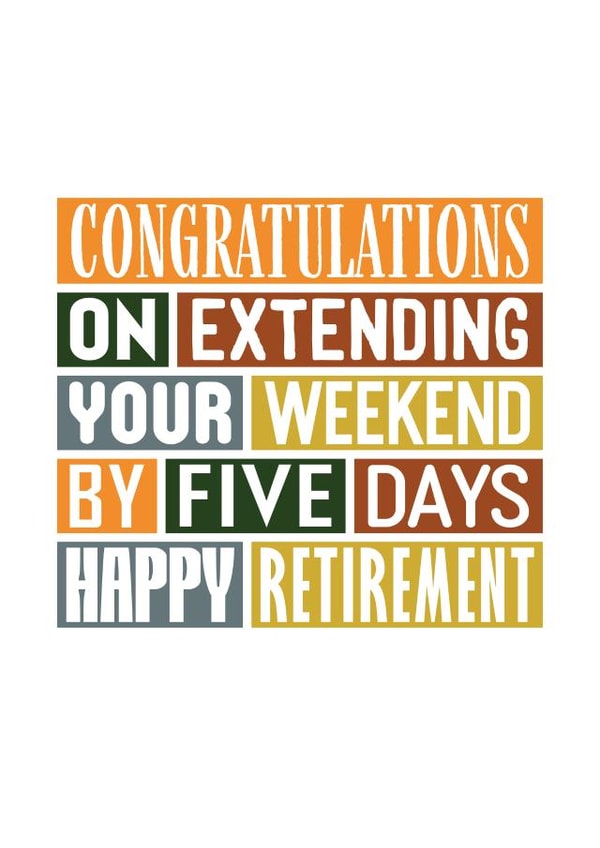 Funny Retirement Card - Congratulations Retiree created by SixElevenCreations