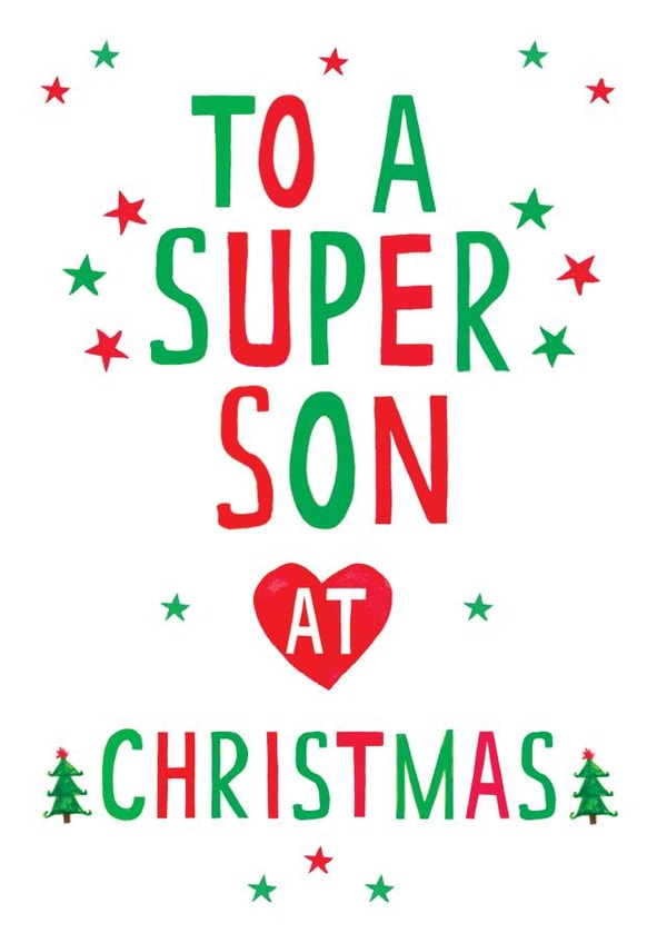 son classic Christmas Card 17715 created by Earlybird