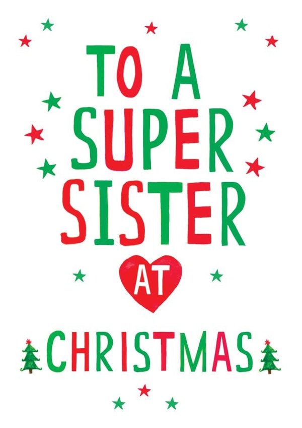 sister classic Christmas Card 17717 created by Earlybird