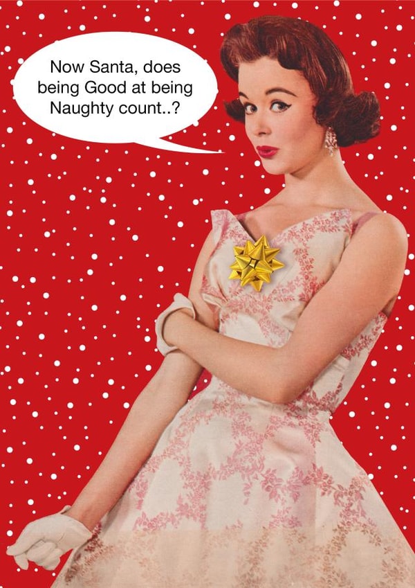 naughty nice Christmas Card 30169 created by kissmekwik