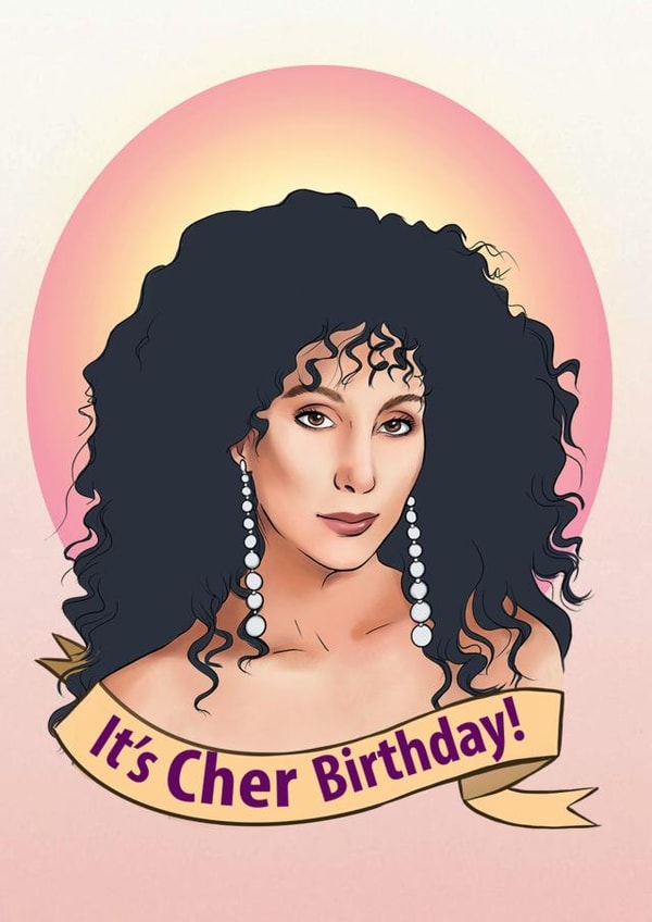 cher rose Birthday Card 11309 created by Happy Rose