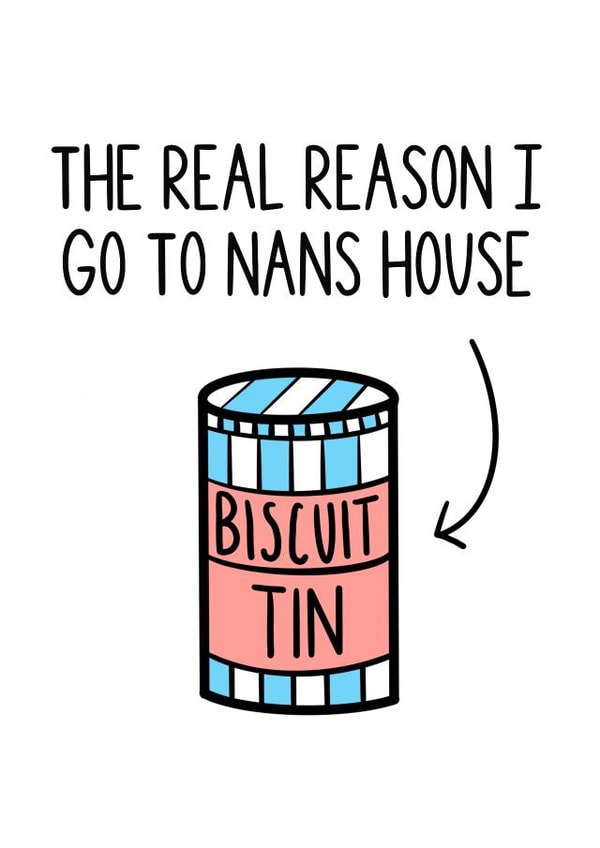 grandma funny Just because Card 18731 created by The Pretty Funny Co.