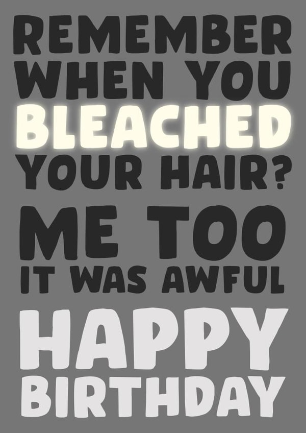 Funny Cheeky Birthday Card 32735 created by Josh Daniel