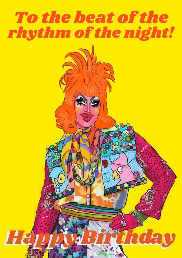 gay lgbt Birthday Card 18664 created by The Queer Store