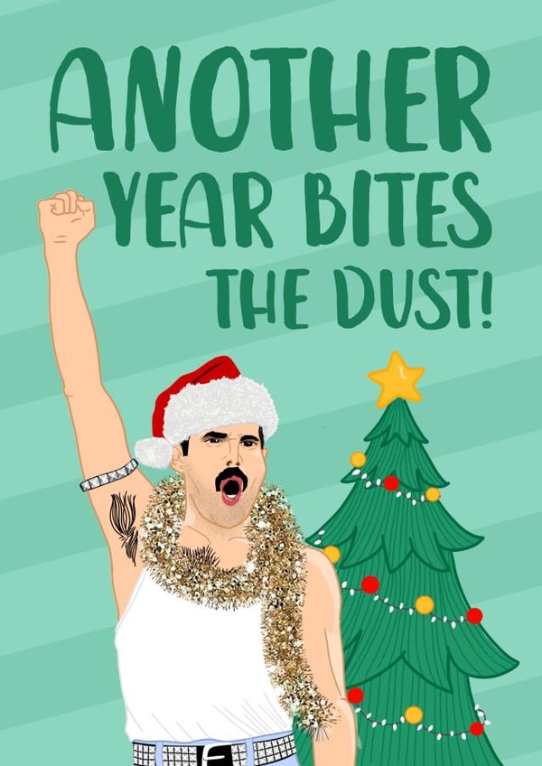 freddie mercury Christmas Card 4156 created by The Cake Thief