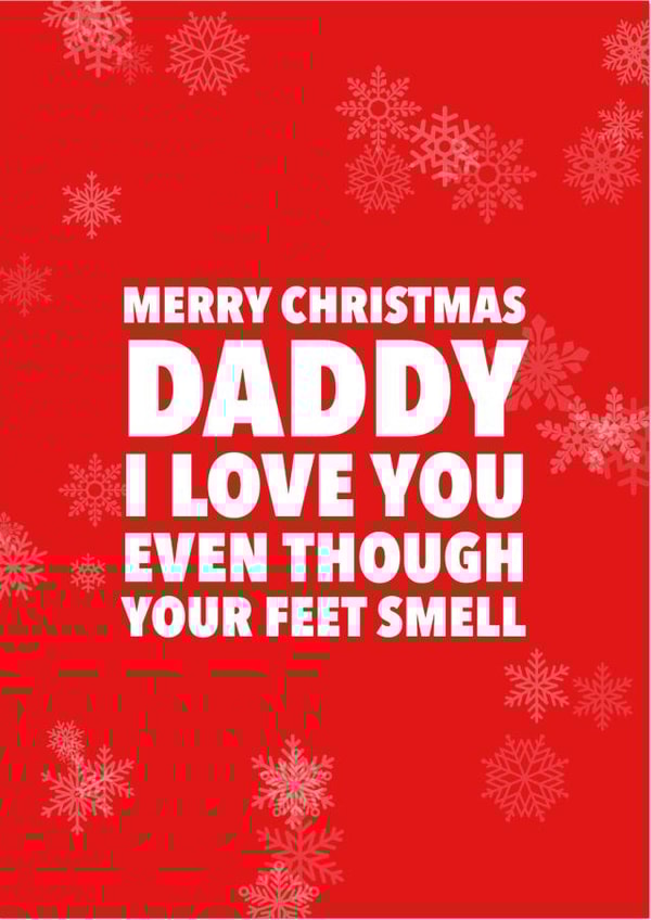 from the kids dad Christmas Card 12581 created by CreatedbyMe Sean