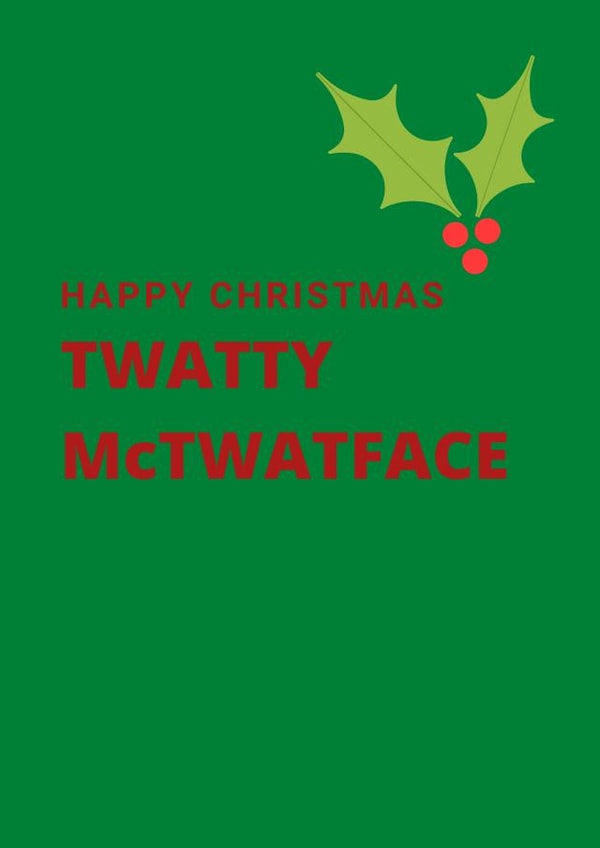 twat twatty Card 36085 created by Pique Design