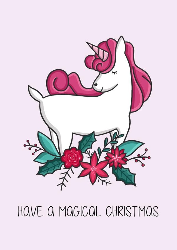 Magical Christmas Unicorn created by Creaternet