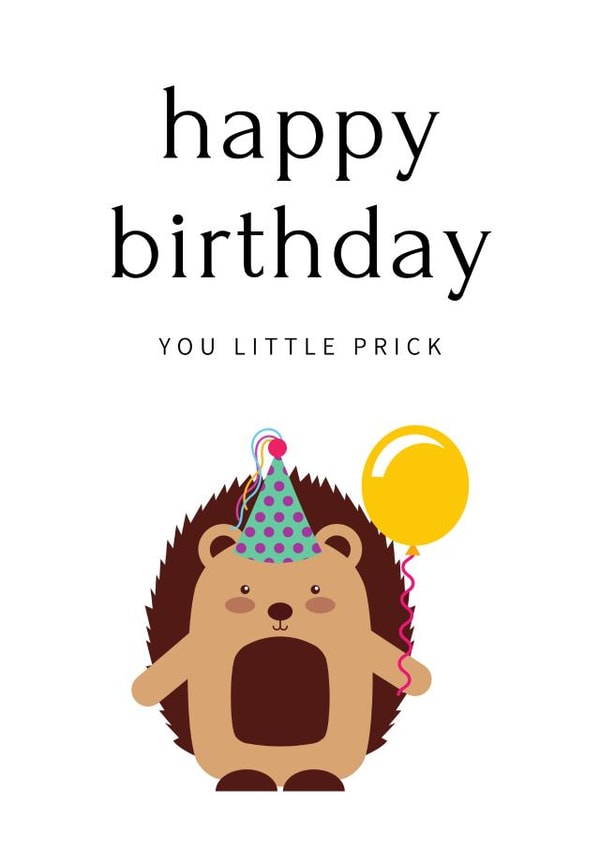 adult animal Birthday Card 43737 created by cardsopia