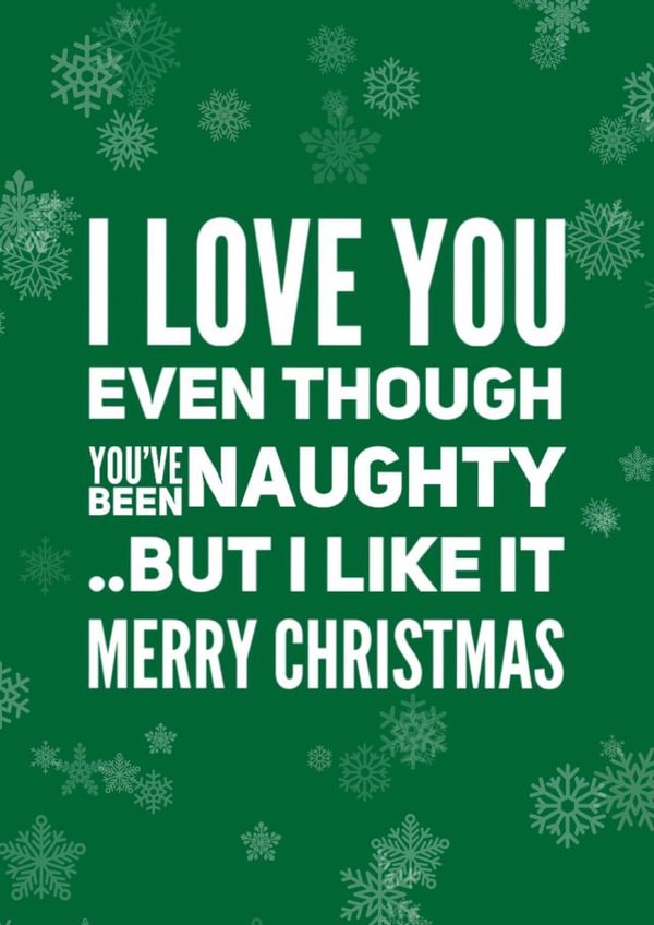naughty list Christmas Card 12583 created by CreatedbyMe Sean