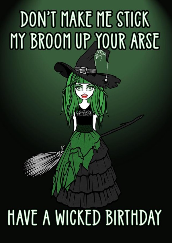 halloween witch Card 20271 created by Cheeky Witch®