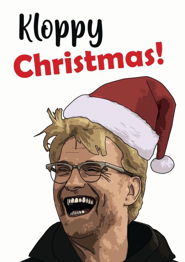 jurgen klopp liverpool Christmas Card 19638 created by Memetallica