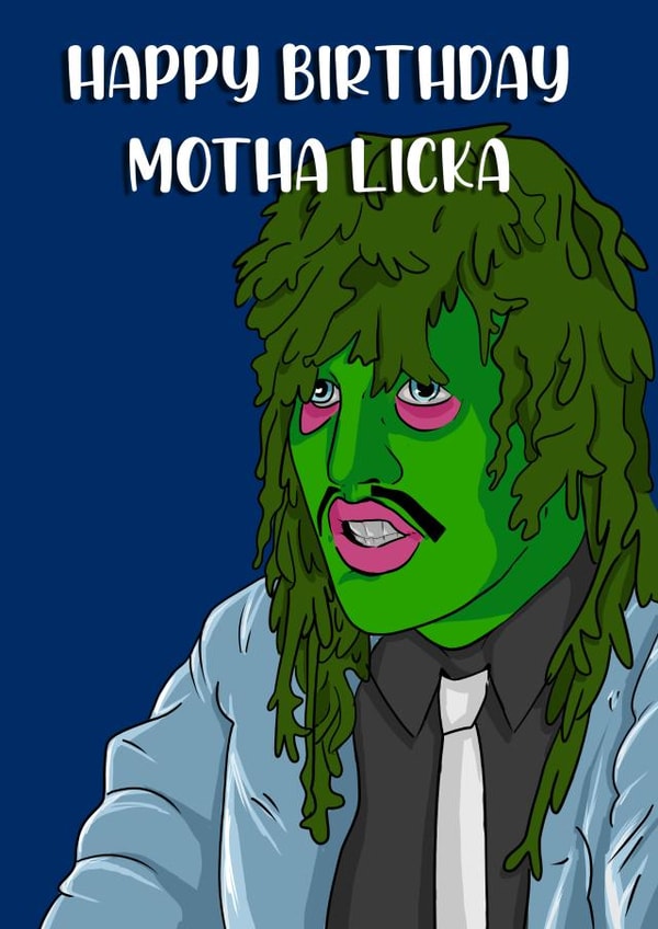 comedy mighty Birthday Card 14950 created by Bethany Rice