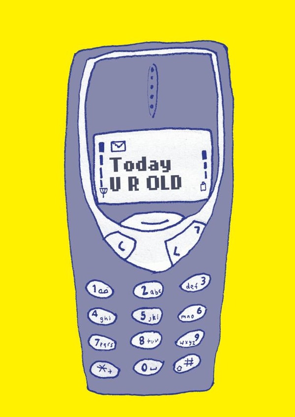 cheeky funny Birthday Card 17287 created by Heather More Illustration