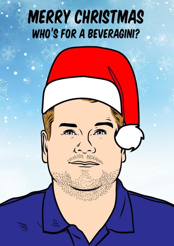 Smithy (James Corden), Gavin and Stacey Merry Christmas greeting card created by Graham Sanders