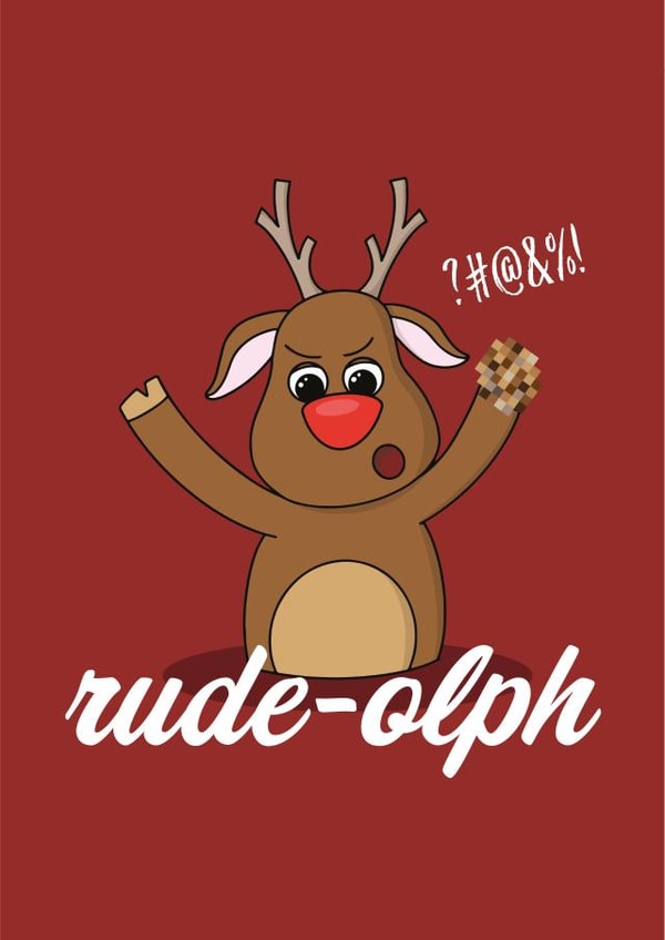 cheeky funny Christmas Card 41226 created by BeckiLamby