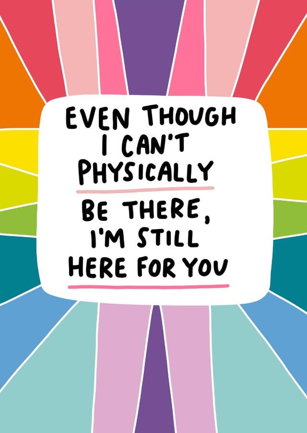 Rainbow Here For You Card created by Angela Chick
