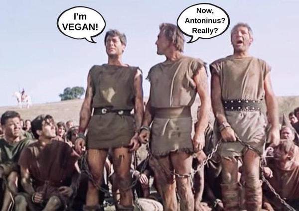 A vegan card for the vegans in your life that love to announce they are vegan! created by Bad Dog!